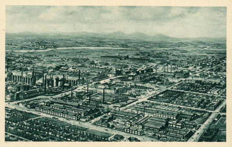 Vítkovické železárny na počátku 20. století
